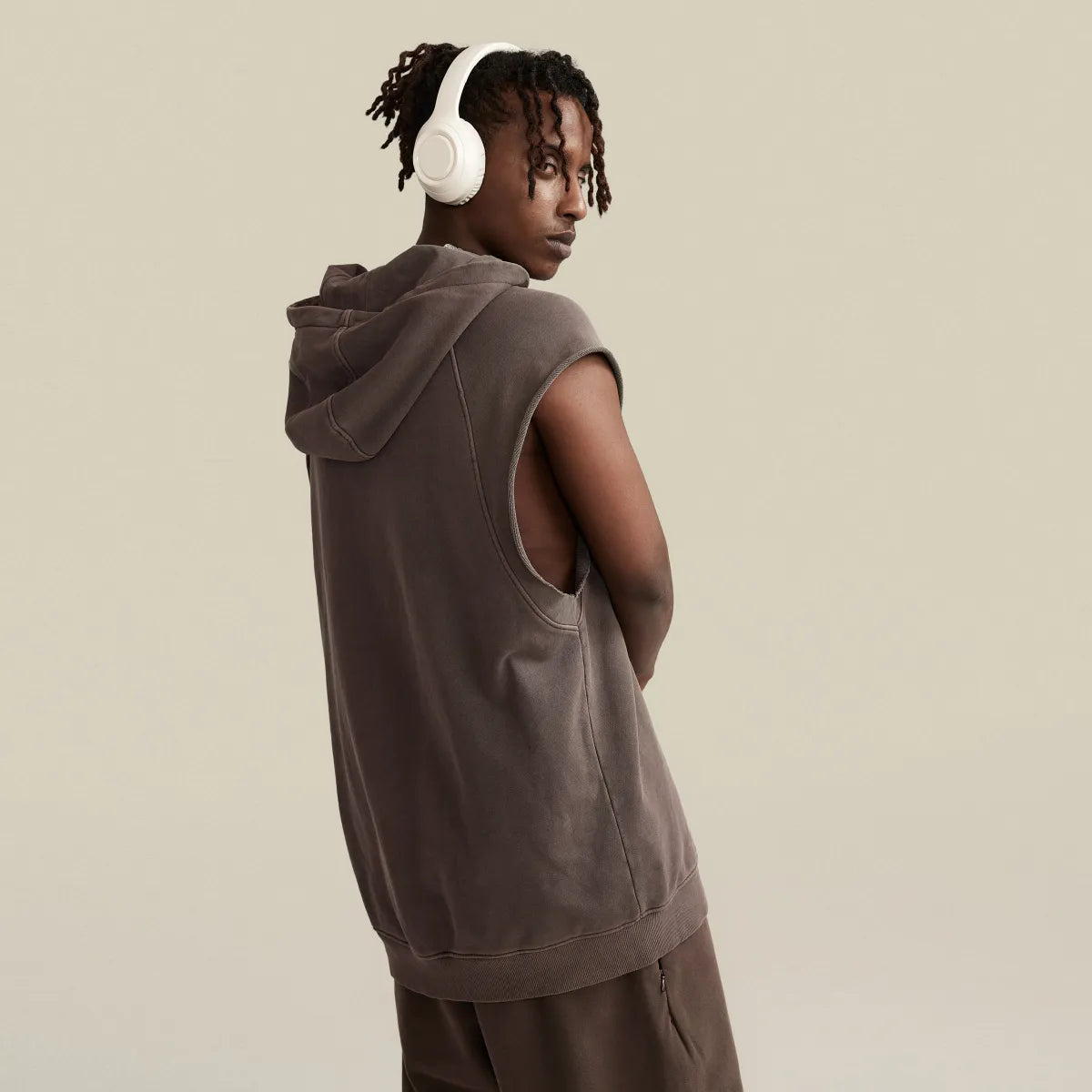 CUTOFF HOODIE (OVRSZD)