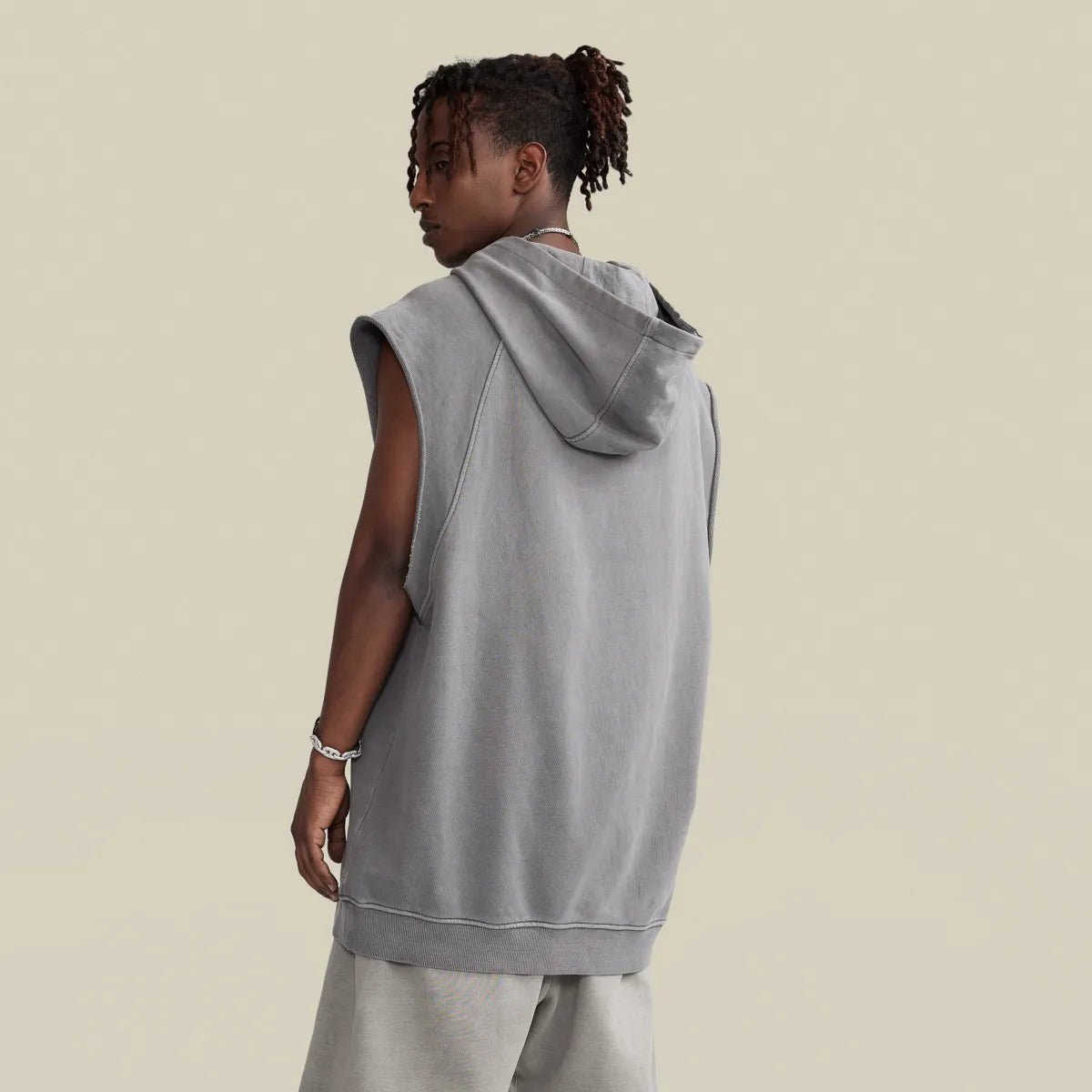 CUTOFF HOODIE (OVRSZD)