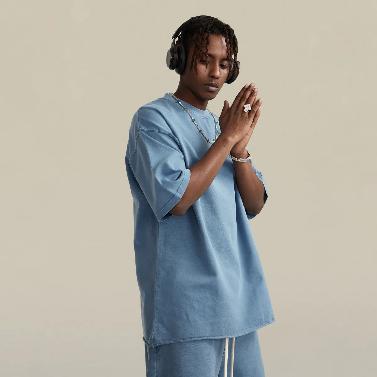 RAW HEM TEE (OVRSZD)